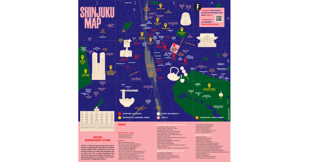 『SHINJUKU MAP & CITY GUIDE』掲載のお知らせ
